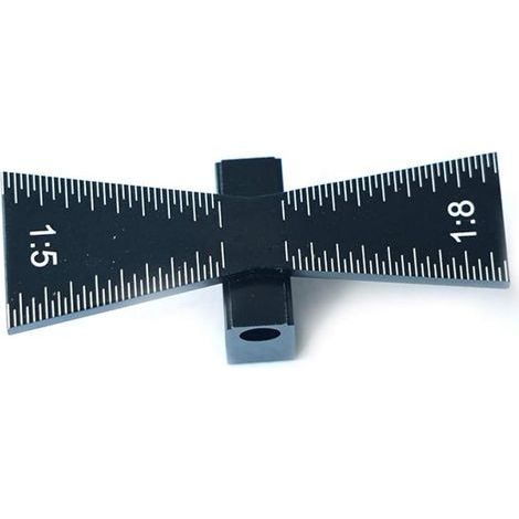 AIDUCHO Schwalbenschwanzmarkierer mit Aluminiumskala, handgeschnittenen Verbindungen und Schwalbenschwanzführung Größe 1:5 und 1:8 für die Holzbearbeitung (1/5)