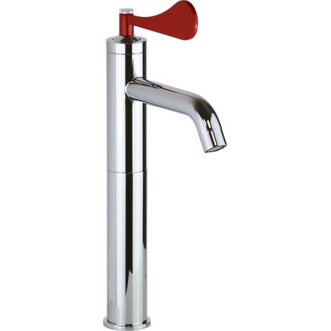 Mitigeur haut pour lavabos avec levier rouge Mamoli Paola&TheBathroom 494600000C01  Rouge (1/2)