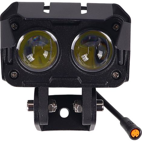 Suitable for Kukirin G3 Pro electric scooter headlights with aluminum alloy housings and LED headlight accessories. (1/4)