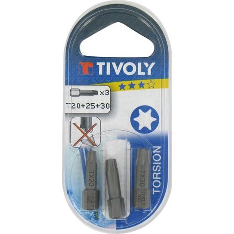 Tappi Torx 20/25/30 Confezione - Tivoly