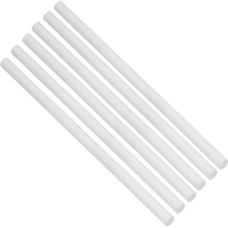 Baumwollfilterdochte mit 10 mm Kern, gleichmäßige Porenverteilung, weiße Baumwoll-Luftbefeuchterfilterstäbchen, 6/10 Stück (6 Stück) (1/5)