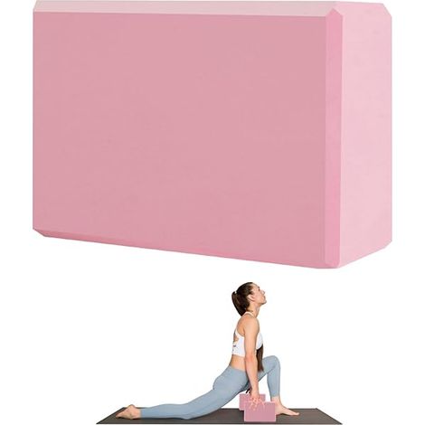 Bloc De Yoga - 23 X 15 X 7,5 Cm - Mousse EVA - Surface Antidérapante - Pour Yoga Pilates Méditation Étirements - 1 Pièce (1/3)