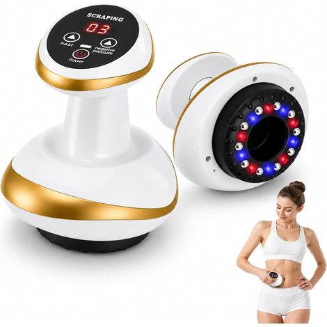 4en1 Appareil de Massage Cellulite, 9 Niveaux Et 9 Niveaux, Masseur en Peau d'orange Avec Absorption de la Pression Négative et Chauffage, Ventouse pour Une Meilleure Circulation Sanguine (1/5)