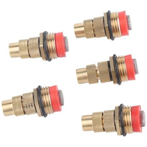 Buse arrosage brumisation réglable pour irrigation jardin, tête pulvérisation G1/2", fine brume (1/5)