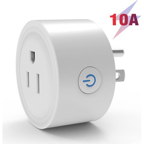 Prises connectées WiFi avec compteur intelligent 10A, commande vocale et télécommande, prise US directe Cozylife (1/5)