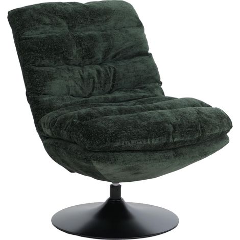 Fauteuil de salon HWC-Q29, fauteuil de cocktail/rembourré/relax, fauteuil pivotant, tissu chenille (