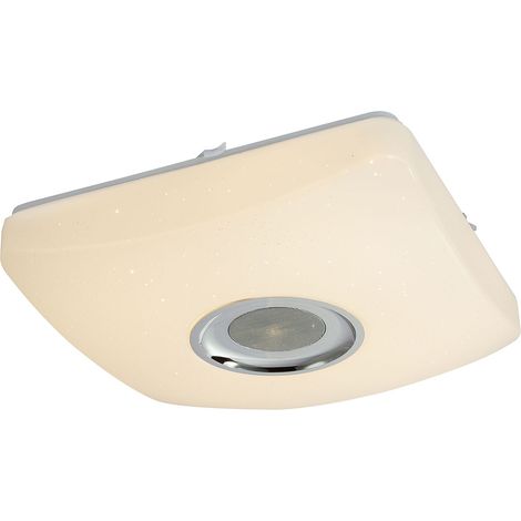Globo - plafonnier - Ayleen - blanc - plastique - LED - 41349-18 (1/4)