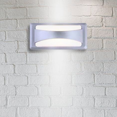 Applique Murale LED Rectangulaire 12W IP65 Gris - Blanc Neutre 4 (1/5)