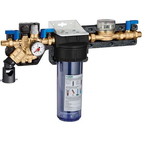 Caleffi FüllKombi BA Plus 0,75 Liter Automatische Füllarmatur und Entsalzungeinheit 2x1/2" AG 580022 (1/2)