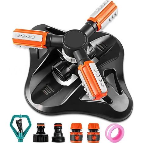 Arroseur - Rotatif 360° - 3 Bras - 36 Buses - Arrosage Automatique