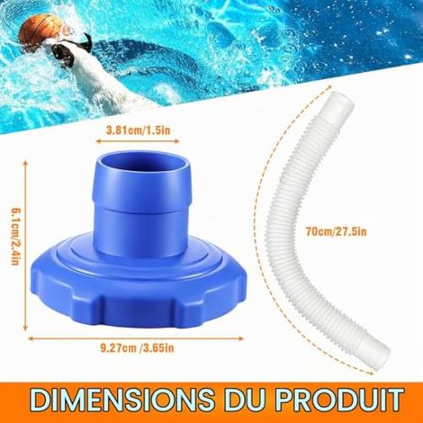 Adaptateur de Tuyau de Filtre pour Skimmer de Surface (1/4)