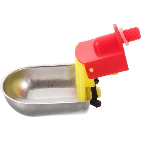 Abreuvoir Automatique et Structure Stable Mécanisme Anti-Fuite en Acier Inoxydable pour Poules et Cailles pour Poulaillers et Cages (1/5)