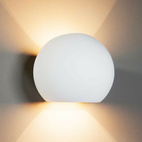 Applique In Gesso Lampada Moderna Da Parete A Doppia Emissione Luce Led G9 E07 (1/3)