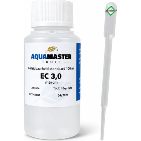 Aqua Master Eichlösung EC 3,0 100 ml - Kalibrierlösung (1/5)