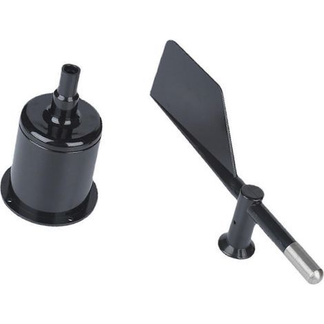 Boîtier portable pour girouette et anémomètre, adapté à la mesure précise de la vitesse du vent et à la surveillance météorologique, disponible en plusieurs couleurs.