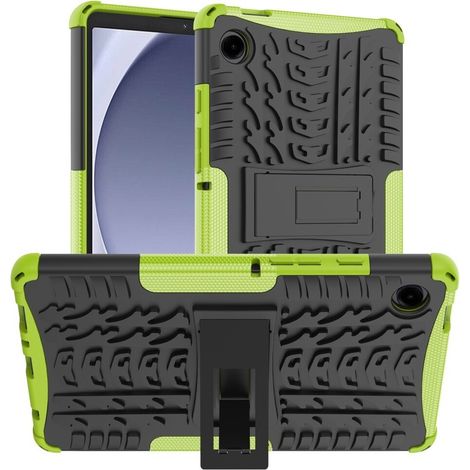 Samsung Galaxy Tab A9 Hülle, Tire Armor, Grün (1/5)