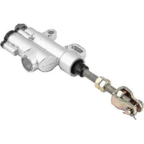 Maître-cylindre de frein hydraulique arrière de moto argenté (1/5)