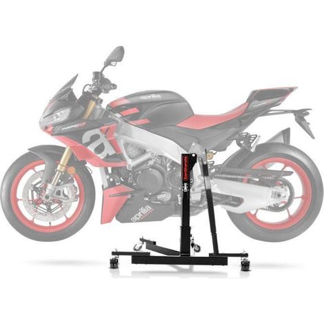 Alza moto centrale - ConStands Power-Evo - Compatibile con Aprilia Tuono V4 21-25 - Capacità 300 kg - Peso 17 kg