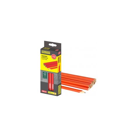 OUTIFRANCE Crayons de menuisier 18 cm 12 crayons 180 mm