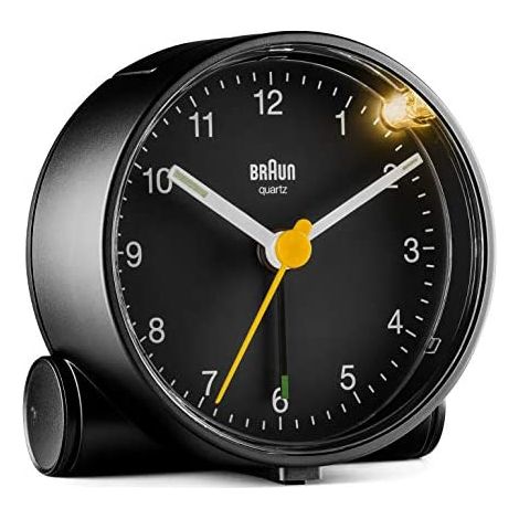 Braun BC 01 B sveglia analogica nera design classico (1/5)