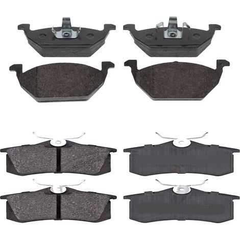 KIT PASTIGLIE FRENO ANTERIORI E POSTERIORI compatibile con AUDI A1 (8X1,8XK,8XA,8XF) / PASTIGLIE FRENANTI AUTO OEM FDB1094,FDB1788 / SOSTITUZIONE DIRETTA / BASSA POLVERE / SILENZIOSO