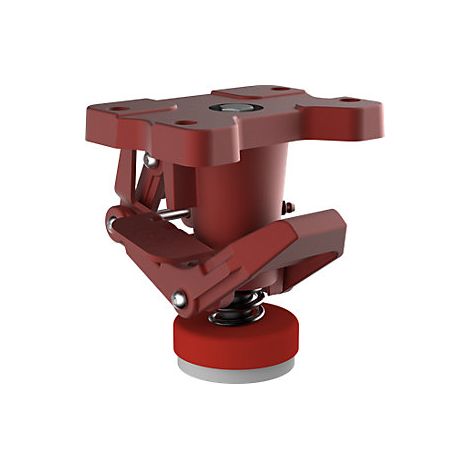 Pie inmovilizador  dimensiones de la placa 152 x 115 mm  altura