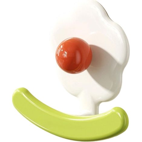 4er-Set selbstklebende Haken für Garderobenständer, Wandkleiderhaken, Handtuchhaken, Dekohaken, Schlüsselanhängerhaken, Huthaken, Haushaltswaren, Wohnaccessoires – Weiß (1/5)