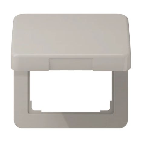 Jung Tapa abatible, aluminio anodizado, serie CD, platino, montaje vertical y horizontal CD 590 KL PT