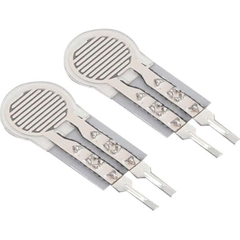 Deux capteurs de pression à couche mince, cellules de charge flexibles sensibles à la force, de type résistif. (1/5)