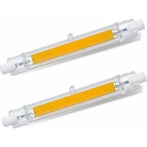 YMYNY Ampoule R7S LED 118mm Blanc Froid 6000K, 1200LM, R7S 13W COB LED Équivalent Halogène R7S J118 100W 120W, 360 Degrés, Non-dimmable, LED R7S 118mm Slim pour Plafonnier/Lampadaire, lot de 2 (1/4)