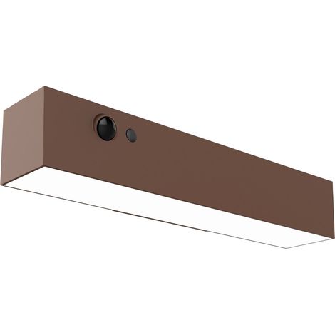 Applique led da parete mod. Avenue colore corten