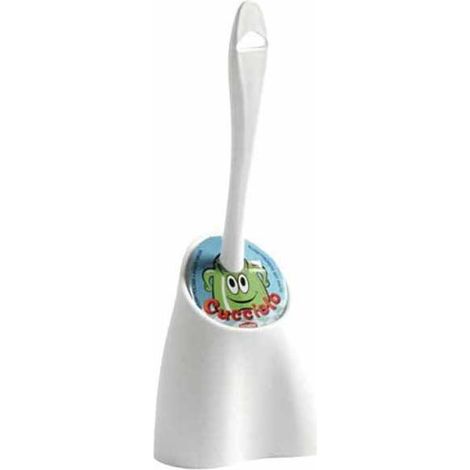 Porte-brosse WC pour enfant blanc H.38 Stefanpl