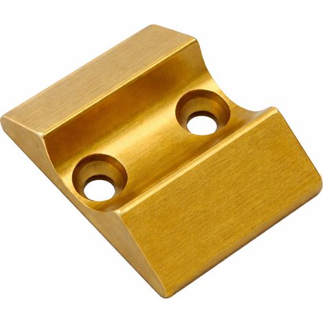 Gâche arrêt OUTILLAGE PROGRESS LB4102 Laiton satiné compacte