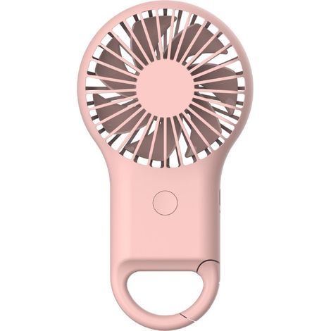 Ventilateur portable - Mini ventilateur - Ventilateur USB portable - Refroidissement - Avec mousqueton - Plastique - Couleur (1/4)
