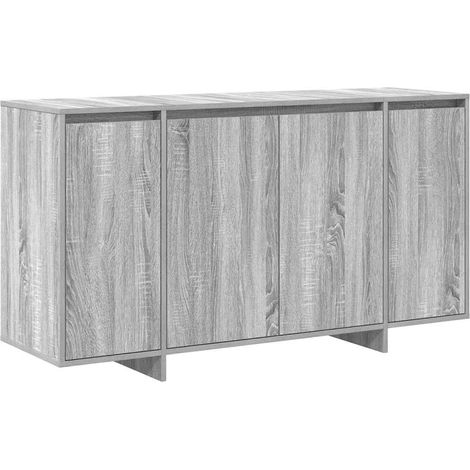 Maison Exclusive - Aparador Gris Sonoma 135 x 41 x 75 cm Madera d
