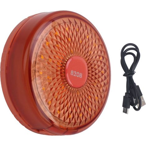 Guirlande lumineuse de camping d'extérieur, rechargeable, chargement USB, protection IPX4 résistante à l'eau pour tente, orange,DUBUNS (1/5)