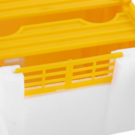 Ruche pour Apiculture Naturelle - Boîte de Pollination EPS - Dimensions 24x14.8x16.5cm - Blanche - Kit 1 Boîte (1/5)