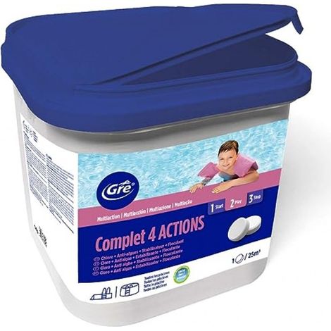 Pastiglie piscina con liner Complet 4 in 1 - 5kg