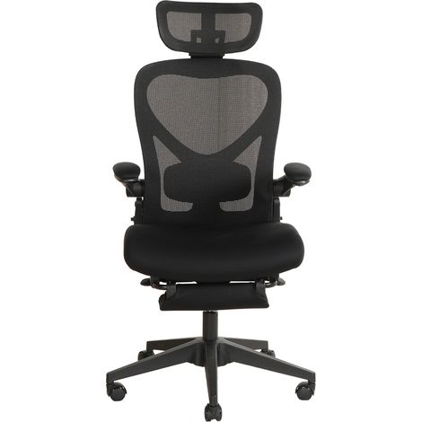 Professionnels, étudiants et gamers : fauteuil de bureau pour petit espace, dossier rabattable et mesh respirant (1/5)