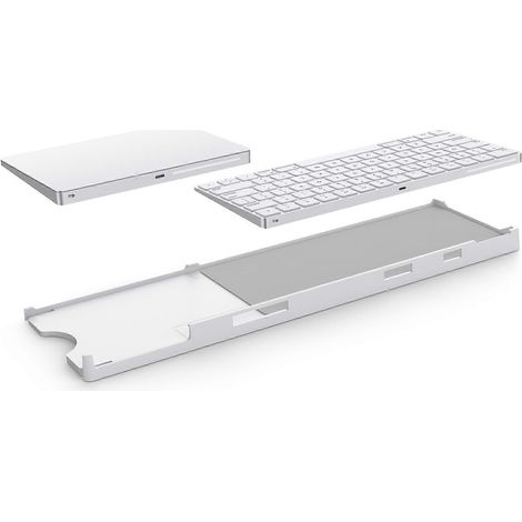 Support de bureau réglable BESTAND pour Apple Magic Trackpad 2/3/Magic Keyboard 2/3