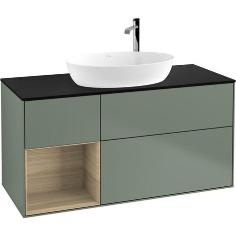 Villeroy & Boch F942PCGM Meuble sous-lavabo Finion F94 (1/2)
