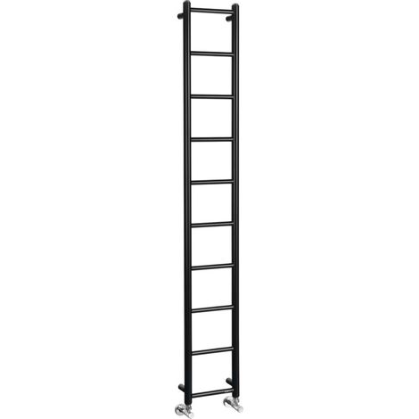 Sapho Dina - Elemento calefactor, 25x168 cm, 282 W, negro mate IR377TB (1/5)