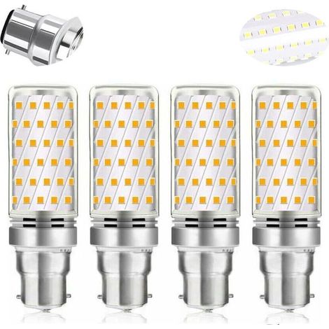 Ampoule LED Mais B22 16W Blanc Froid 6000K,Betterlife 1600LM, Équivalent Halogène 100W-120W, AC 230V, Ampoule pour Garage/Studio, non-dimmable, lot de 4 (1/5)