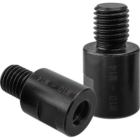 2pcs Adaptateur de Filetage Femelle M10 vers Filetage Mâle M14 pour Meuleuse d'angle Adaptateurs de Rétroviseurs Convertisseur de Filetage M10 à M14