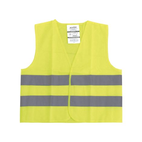 Chaleco reflectante de alta visibilidad Talla de niños o adultos normativa EN ISO 20471 Categoría II Adulto Amarillo