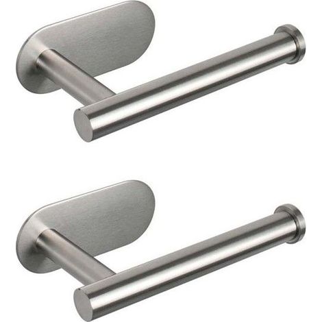 Online Store - on and Off Porte Papier Toilette, Support Premium sans Perçage, Porte Rouleau Papier Toilette Mural en Acier Inoxydable pour (1/4)