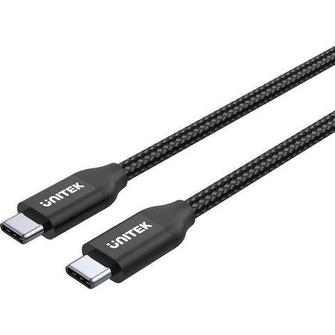 UNITEK USB-C - Cavo USB-C 100W PD, 2 m - ricarica rapida e trasferimento dati (1/3)