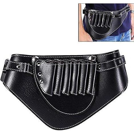 holster 4318cmavec Pu Cuir Sac De Coiffure Pouch Holder Avec La Taille Paule Ceinture En Cuir Ciseaux Sac Pour Les Coiffeurs (1/5)