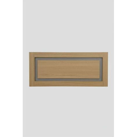 Cabecero matrimonio Sofia acabado color roble natural, 76cm(alto) 168cm(ancho)