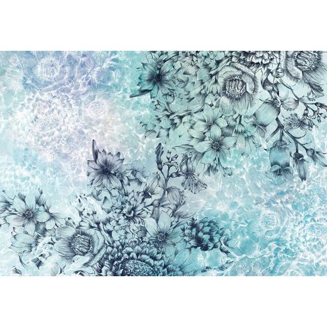 Komar Windflowers 368 x 248 cm, Papier peint panoramique XXL4-071, photomurale sur intissé (1/4)